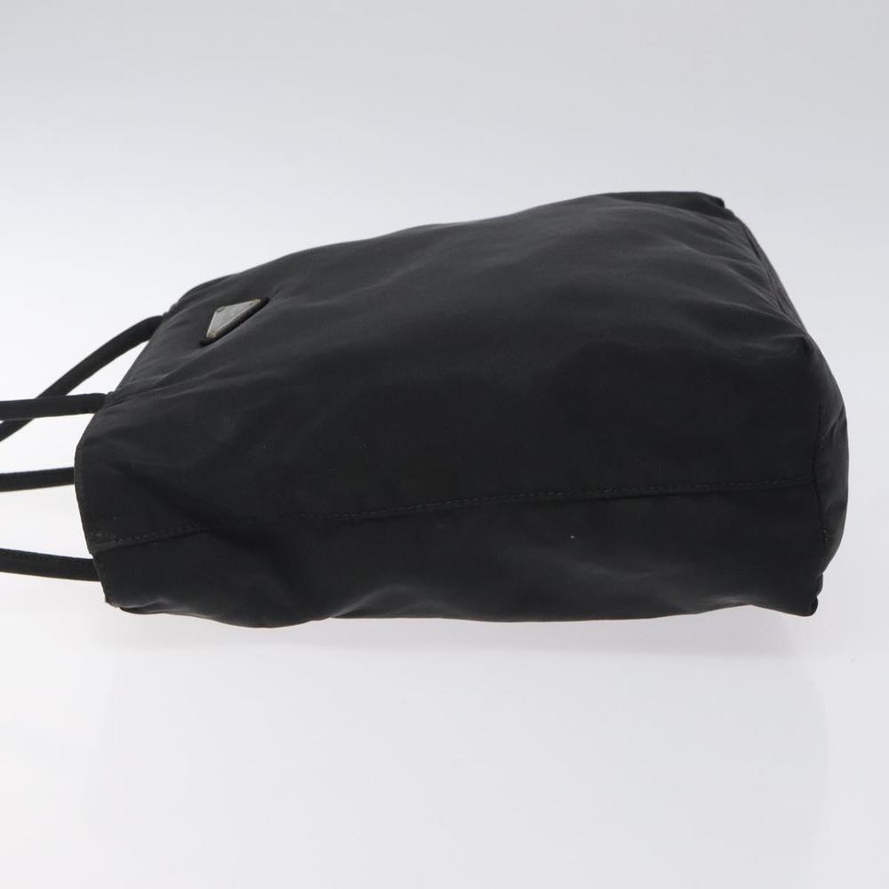 PRADA Tote Bag Nylon Black Silver Auth 121203 - Picture 4 of 16